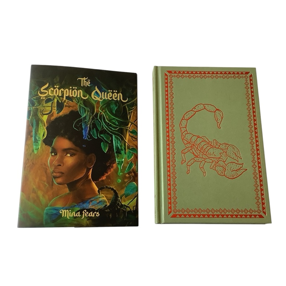 OwlCrate The Scorpion Queen By Mina Fears Signed Sprayed Edges